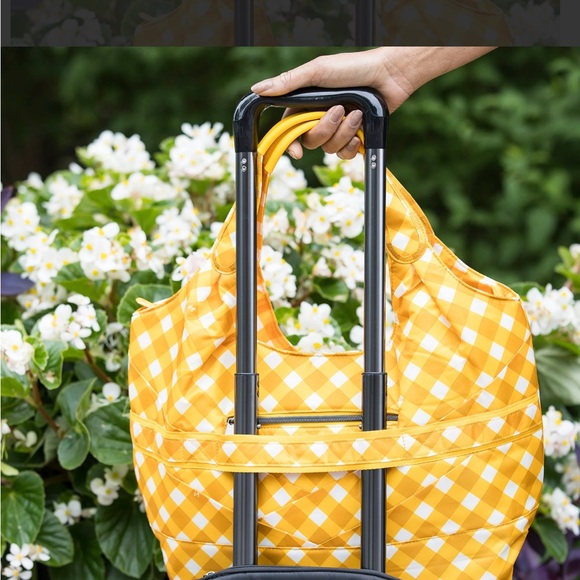 Lug Navy and White Polka Dot Shoulder Bag - Picture 11 of 12